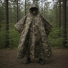 Anti-thermal imaging (anti-drone) raincoat DOUBLE-SIDED SPRING-SUMMER 🇺🇦 picture