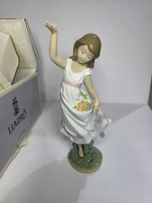 Lladró Event Retired Figurine Garden Dance Girl Porcelain 06580 1998 w/ Box picture