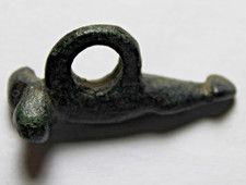 Rare Genuine Ancient Roman soldiers Military phallic pendant artifact power 3AD picture