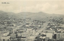 Vintage GLOBE Arizona Panoramic Town View Postcard - The Albertype Co. picture