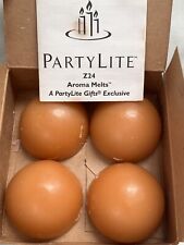 4 Partylite BRANDIED APRICOT Aroma Melts  Z24324 new in box 2 1/4