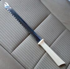 VTG Stainless Quikut Quikkle Carving Chefs Bread Knife Plastic Handle 10