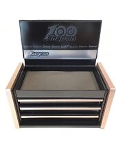 Snap On Tools 100th Anniversary 3 Drawer Mini Micro Tool Box Back with Gold Trim picture