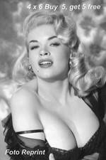 JAYNE MANSFIELD 4x6 Publicity Photo Vintage Classic Pin-Up Glamour Photography picture