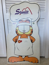 Vtg Stemilt Apples Garfield Standee Advertising Store Display Header 41 x 21 3/4 picture