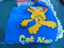 Vtg Garfield The Cat Odie Fleece Blanket Sack NWT picture