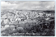 1930-50's RPPC GLOBE ARIZONA from G MOUNTAIN AERIAL VIEW REAL PHOTO POSTCARD picture