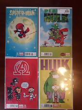 Marvel Skottie Young Variant Lot Hulk, Planet , New Avengers, Superior Sp Man picture