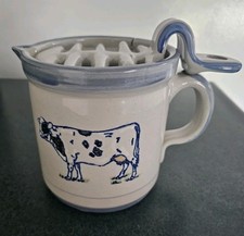 Rare Louisville Stoneware Pottery Holstein Cow 5.5