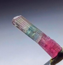 Natural Bi-Color Tourmaline Crystal Energy Reiki Chakra Balancing Specimen picture