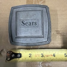 Vtg 1970’s  Sears Cyclone Square Fence Sign 4