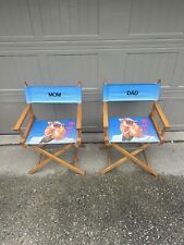 Vintage Joe Camel Cigarette Advertising Directors Chairs with Fabric Seat & Back picture