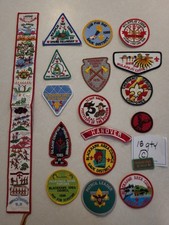 Vintage Boy Scouts Of America Patches Lot Of 18 Iowa Illinois  picture