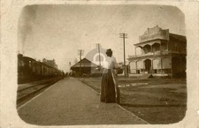 Kentwood & Eastern Railroad Depot in Kentwood Louisiana 1908 RPPC Postcard COPY picture