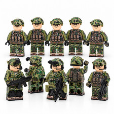 Elite Delta Force Mini Military Figures Set – 10 U.S.  Soldiers with Gears picture