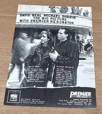 PREMIER PERCUSSION - David Beal & Michael Shrieve - 1989 Print Advertisement picture