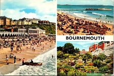 Bournemouth Wob Note Undercliff Jetty Pavilion Rock Gardens Dorset Postcard picture