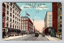 Washington DC-G Street N W, US Patent Office, Antique Vintage c1915 Postcard picture