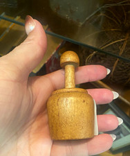 Antique Wooden Sailboat Nautical Butter Stamp picture