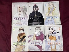 The Heroic Legend of Arslan Vols 1–6 | Kodansha | English Manga Lot | OOP picture