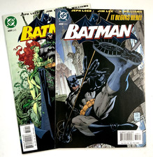 DC BATMAN (2002) #608-609 Key 1st Hush Jim Lee Set NM (9.4) Ships FREE picture
