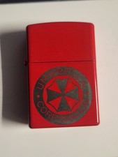 Custom Laser Engraved Flip Top Lighter Resident Evil Umbrella Corporation  picture