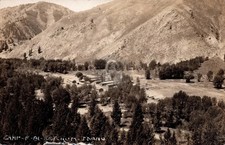 Camp F-81 Ketchum Idaho ID CCC RPPC Photo Postcard COPY picture