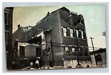 Vintage 1915 Colorized Photo Postcard July 7 Tornado 8th & Cutter Cincinnati OH picture