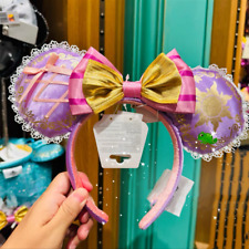 Disney authentic 2024 rapunzel Minnie Mouse ear headband shanghai disneyland picture